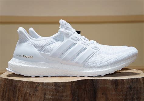 adidas white ultra boost running shoes